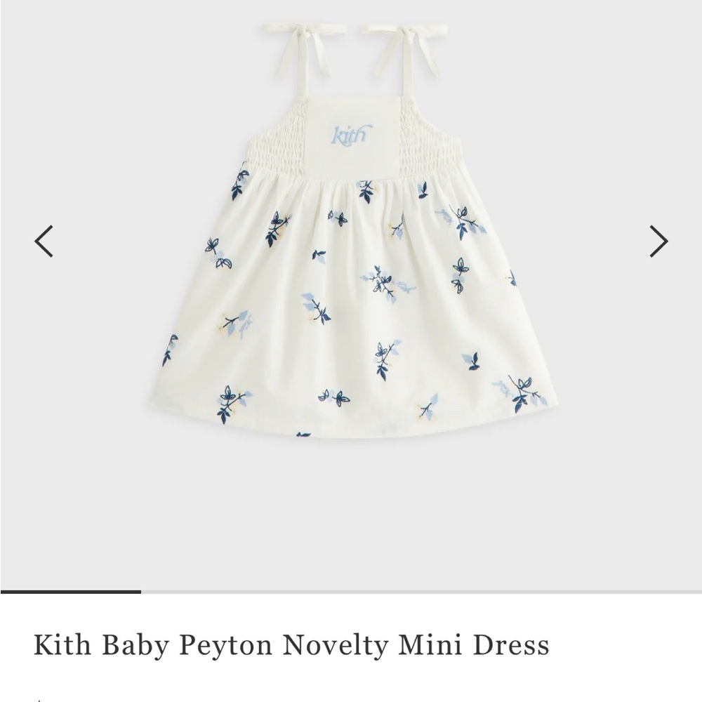 Kith Kids White Cotton Garment